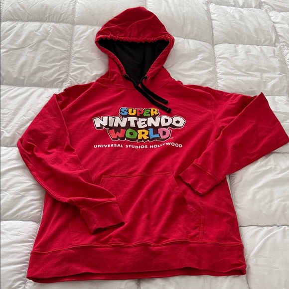 Nintendo Tops - Super Nintendo World Red Hoodie